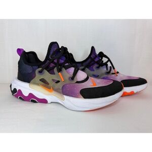 Nike React Presto GS BQ6521-001 Galaxy Sneakers Mens 7 Womens 8.5